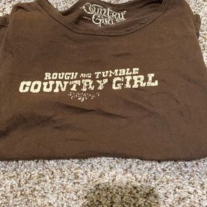 Country girl, Size M and color is brown